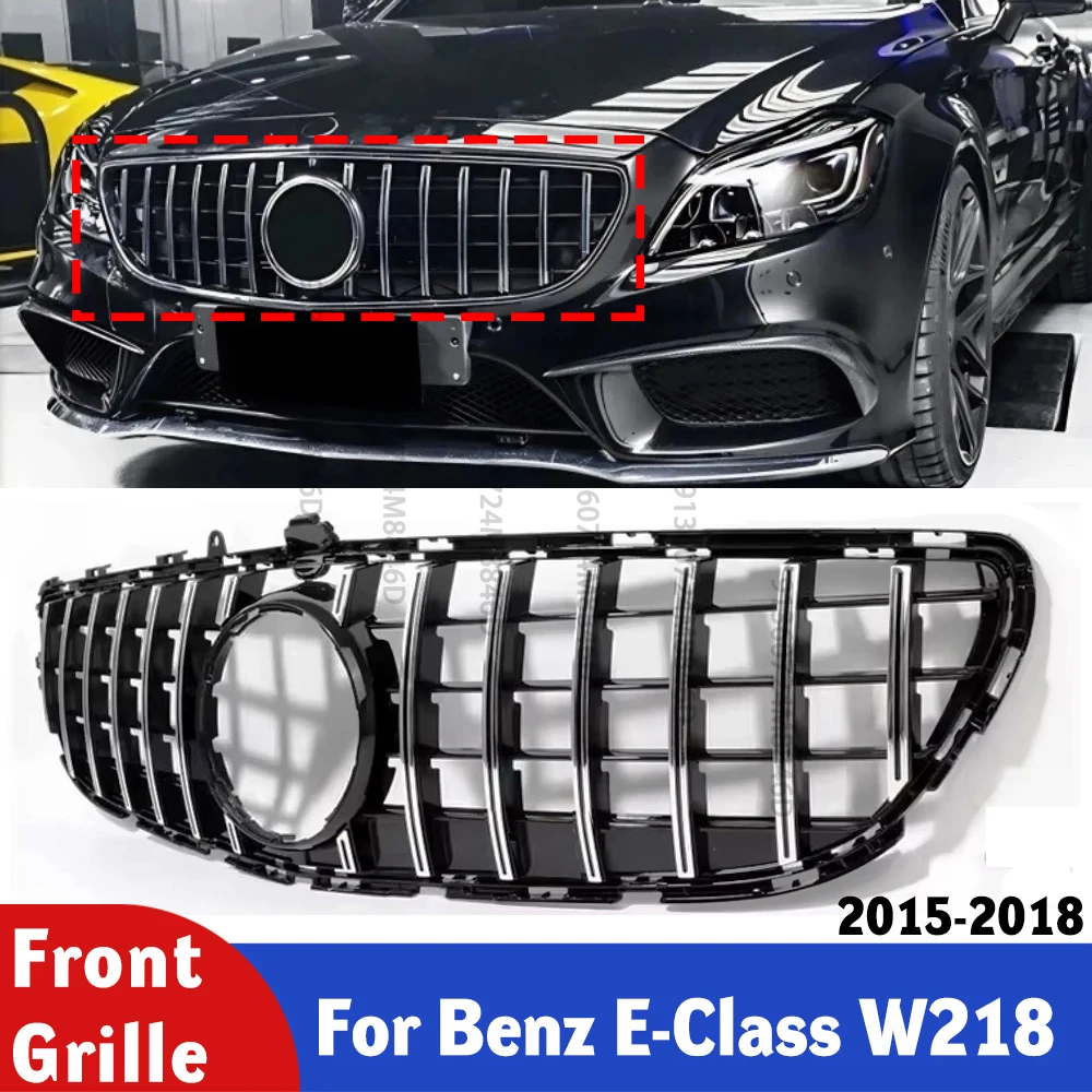For Mercedes CLS550 W218 2016 2017 2018 Front Grille Gloss Black GT Style Replacement Part Accessories
For Mercedes CLS550 W218 2016 2017 2018 Front Grille Gloss Black GT Style Replacement Part Accessories