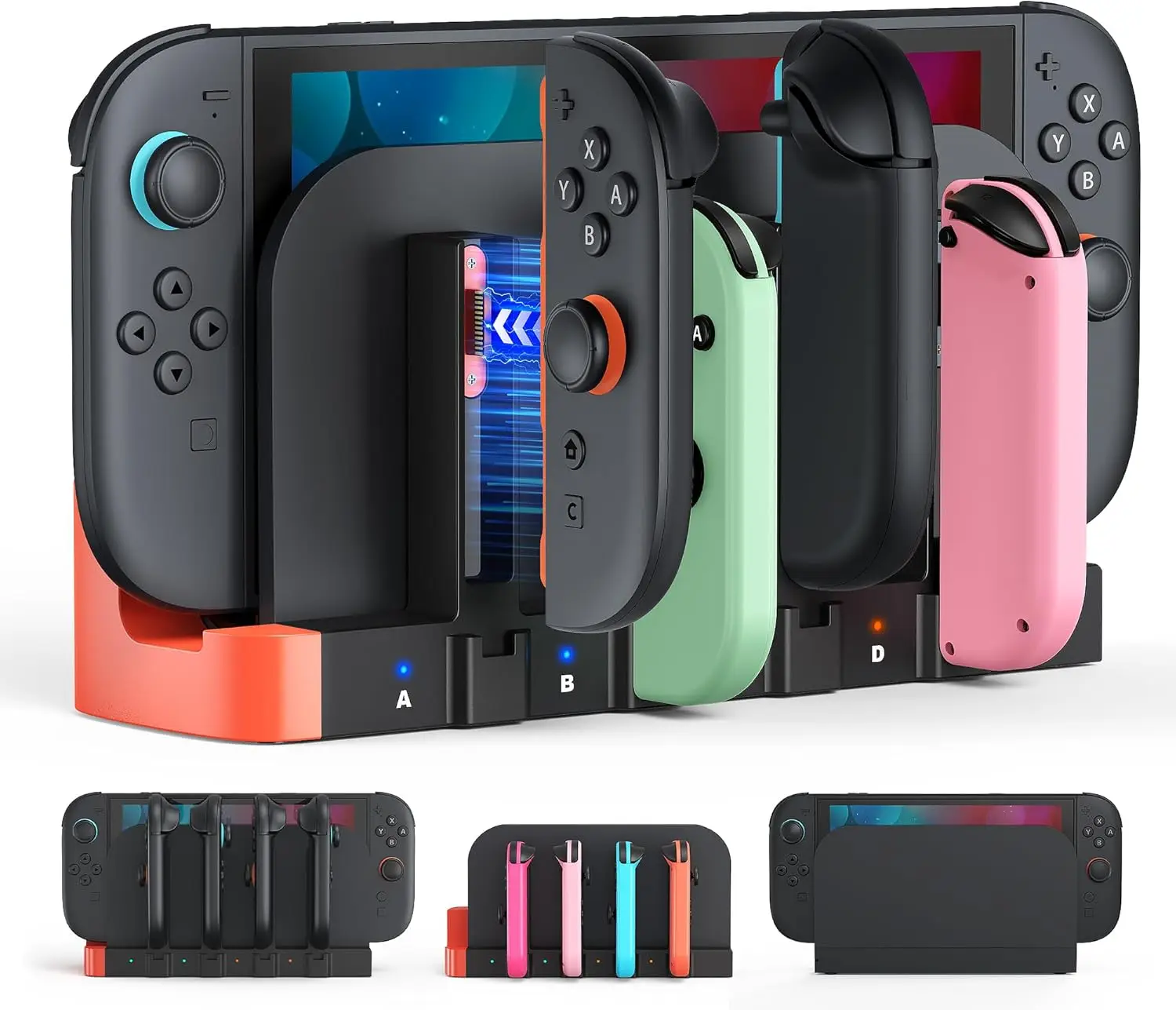 Двухнаправленное магнитное зарядное устройство 8-в-1 для Nintendo Switch 2 2025, док-станция для быстрой зарядки для Switch 2 Joy Con, аксессуары
Двухнаправленное магнитное зарядное устройство 8-в-1 для Nintendo Switch 2 2025, док-станция для быстрой зарядки для Switch 2 Joy Con, аксессуары