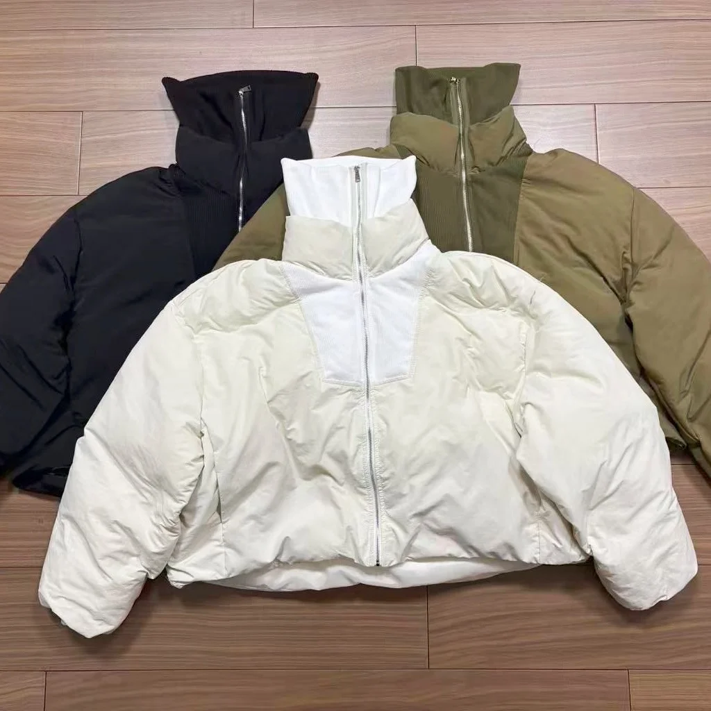 Thickened Cotton Padded High Collar Knitted Women's Jacket Spring New Style Loose Bread Style Coat Warmth Comfortable Large Size
Thickened Cotton Padded High Collar Knitted Women's Jacket Spring New Style Loose Bread Style Coat Warmth Comfortable Large Size