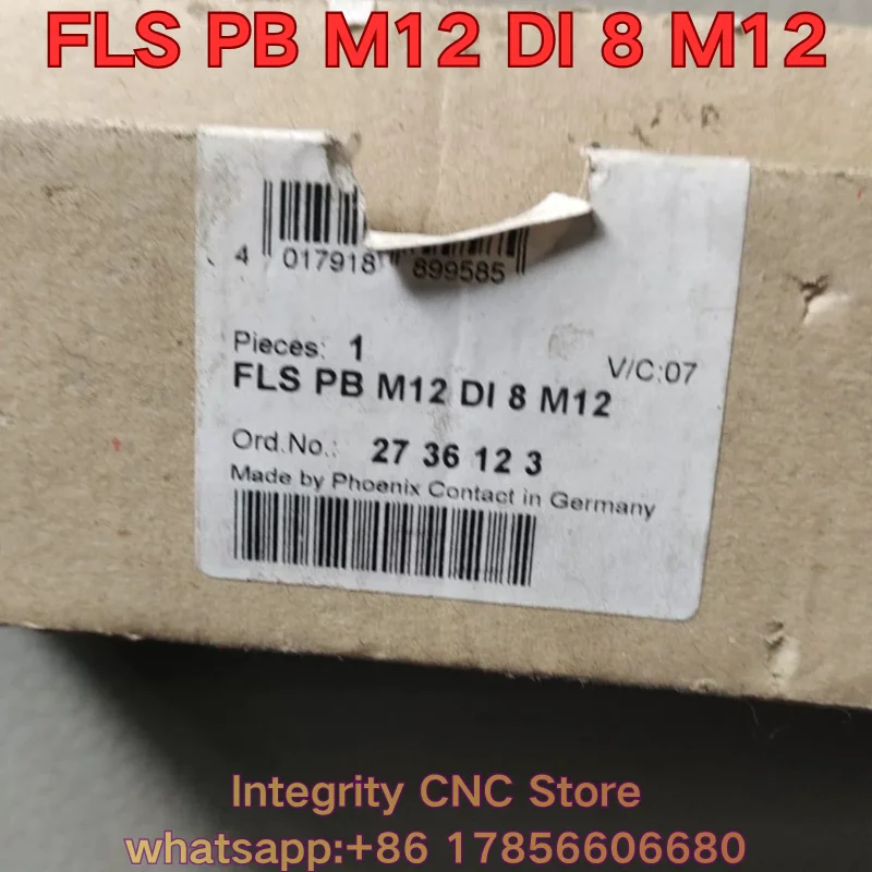New FLS PB M12 DI 8 M12 PLC module 2736123
New FLS PB M12 DI 8 M12 PLC module 2736123