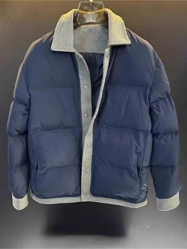 Winter Men's New Lightweight Luxury Casual Patchwork Cotton Jacket Fashionable Versatile Turn-down Collar Warm Cotton Coat
Winter Men's New Lightweight Luxury Casual Patchwork Cotton Jacket Fashionable Versatile Turn-down Collar Warm Cotton Coat