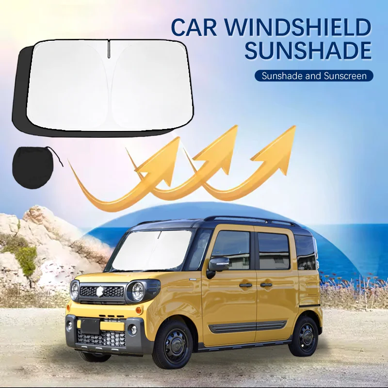 For Suzuki Spacia MK54S MK94S Windshield Sun Shade Sunshade Sun Visor Protector Foldable Blocks UV Rays Laser Sun Protector
For Suzuki Spacia MK54S MK94S Windshield Sun Shade Sunshade Sun Visor Protector Foldable Blocks UV Rays Laser Sun Protector