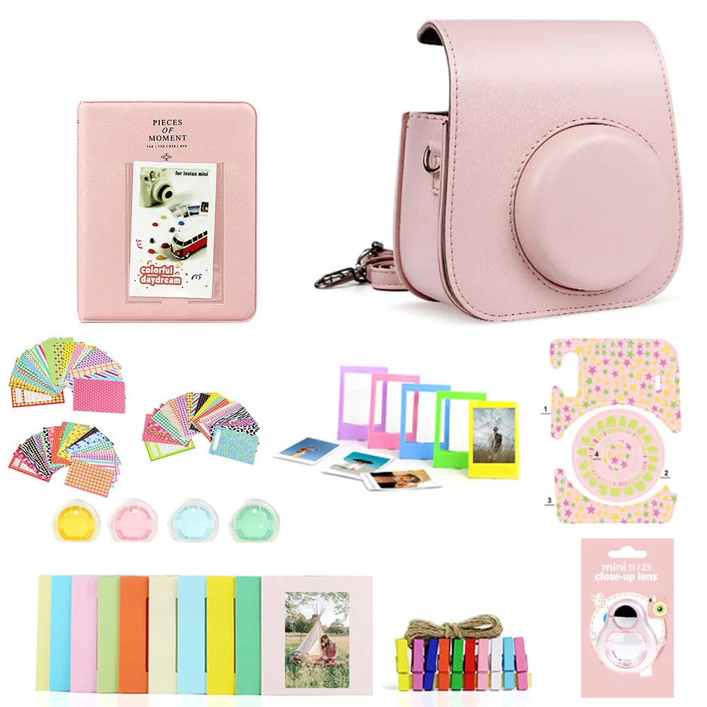 Applicable To Fuji Film Instax Mini 11 Vintage Camera Bag PU Ieather Bag Box Charcoal Gray+Album+Frame+Sticker (Optional)
Applicable To Fuji Film Instax Mini 11 Vintage Camera Bag PU Ieather Bag Box Charcoal Gray+Album+Frame+Sticker (Optional)