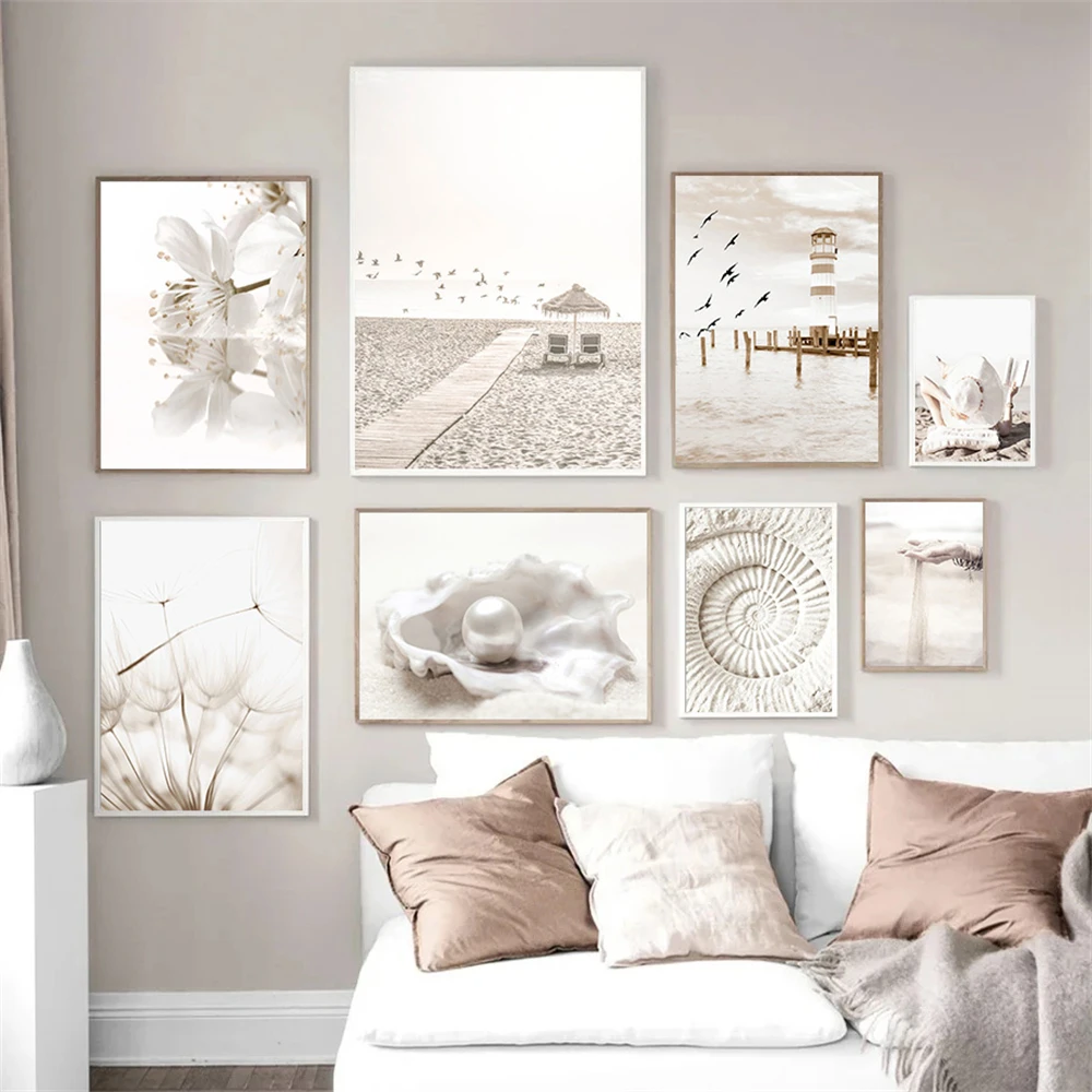 Beige Landscape Canvas Art Painting Beach Girl Shell Poster Flower Dandelion Print Pictures Nordic Wall Poster Living Room Decor
Beige Landscape Canvas Art Painting Beach Girl Shell Poster Flower Dandelion Print Pictures Nordic Wall Poster Living Room Decor
