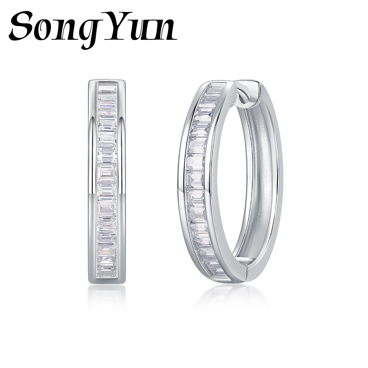 SONGYUN Brand Jewelry 925 Sterling Silver Earrings Moissanite Diamond Drop Party Women 18K Rose Gold Plated MST Patent Earring
SONGYUN Brand Jewelry 925 Sterling Silver Earrings Moissanite Diamond Drop Party Women 18K Rose Gold Plated MST Patent Earring