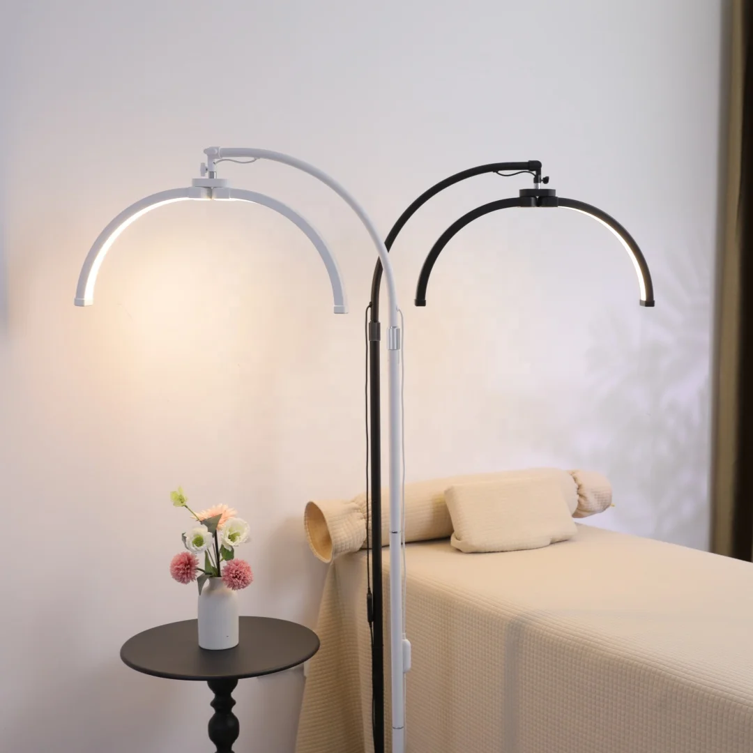 32W Nail Lamp for Salon Spa Bending Stand Eyelash Extension Light Stand with Half Moon Phone Clip Beauty Photographic Lighting
32W Nail Lamp for Salon Spa Bending Stand Eyelash Extension Light Stand with Half Moon Phone Clip Beauty Photographic Lighting