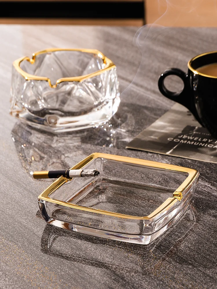 Glass Ashtray Creative Personalized Trend Home Living Room Office Light Luxury Decoration for Boyfriend
Glass Ashtray Creative Personalized Trend Home Living Room Office Light Luxury Decoration for Boyfriend