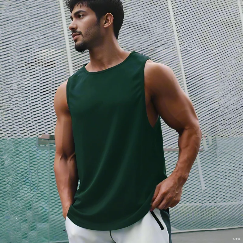 Summer Marathon Quick Dry Sports Tank Tops Men's Sleeveless T Shirts Summer Mesh Running Training Basketball Loose Fit Gym Vests
Summer Marathon Quick Dry Sports Tank Tops Men's Sleeveless T Shirts Summer Mesh Running Training Basketball Loose Fit Gym Vests