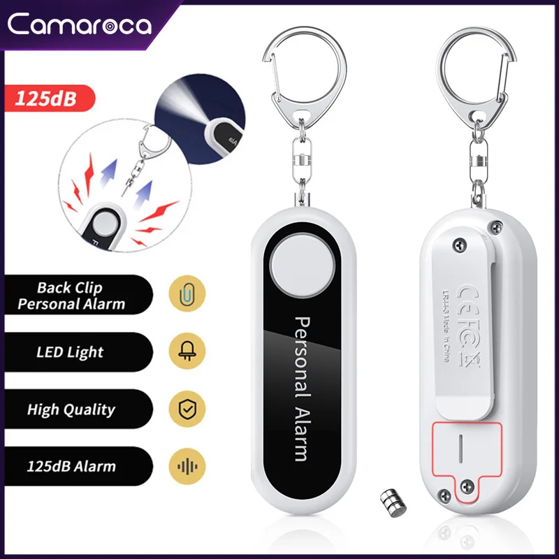Camaroca Self Defense Alarm 125dB Personal Defense Siren Anti-wolf Girl Older Women Loud Panic Alarm Self Protection Accessories
Camaroca Self Defense Alarm 125dB Personal Defense Siren Anti-wolf Girl Older Women Loud Panic Alarm Self Protection Accessories
