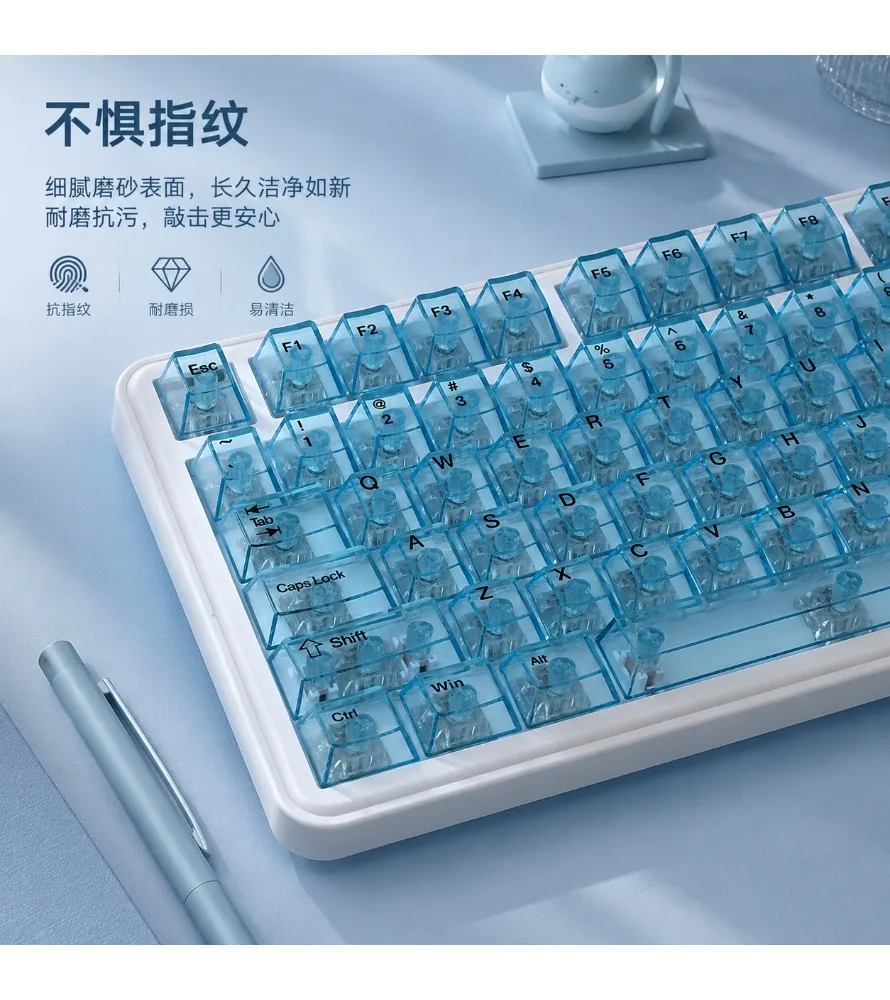 Pink Blue Red Purple Blue Black Full Crystal PC Small Full Set of Keycaps - Original Height 132 Keys
Pink Blue Red Purple Blue Black Full Crystal PC Small Full Set of Keycaps - Original Height 132 Keys