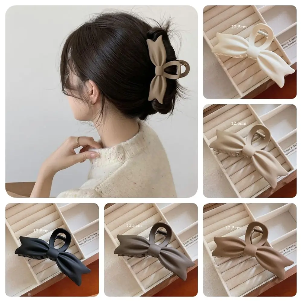 Fashion 12.5cm Bow Hair Clip Minimalist High-end Korean Hair Claw Clip Barrette Hairpin Shark Clip Exquisite Hair Accessories
Fashion 12.5cm Bow Hair Clip Minimalist High-end Korean Hair Claw Clip Barrette Hairpin Shark Clip Exquisite Hair Accessories