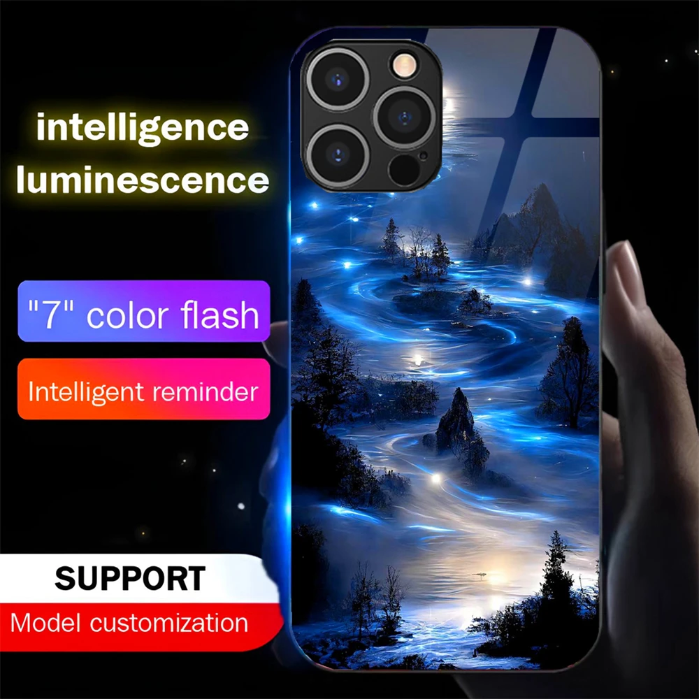 Pretty Galaxy Beach Luminous Tempered Glass Phone Case LED Backlight Cover For Samsung S25 S24 S23 S22 S21 S20 FE Plus Ultra 
Pretty Galaxy Beach Luminous Tempered Glass Phone Case LED Backlight Cover For Samsung S25 S24 S23 S22 S21 S20 FE Plus Ultra