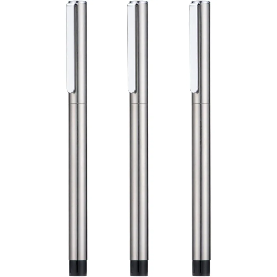 3PCS Jinhao 65 Silver Fountain Pen Set Iridium Ultra Fine and Extra Fine and Fine Nib Smooth Writing Pen with Converter Set
3PCS Jinhao 65 Silver Fountain Pen Set Iridium Ultra Fine and Extra Fine and Fine Nib Smooth Writing Pen with Converter Set