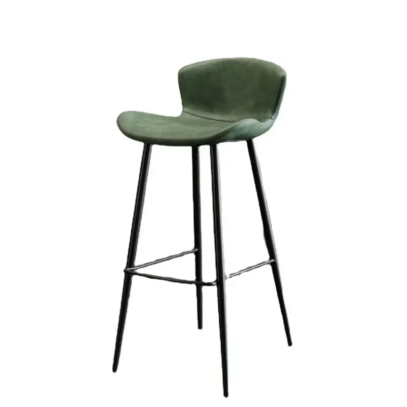 Light Luxury Leather Bar Chairs,Comfortable High Chair, Modern Iron Backrest, Simple Bar Stools, Stylish Bar Seating High Stool
Light Luxury Leather Bar Chairs,Comfortable High Chair, Modern Iron Backrest, Simple Bar Stools, Stylish Bar Seating High Stool