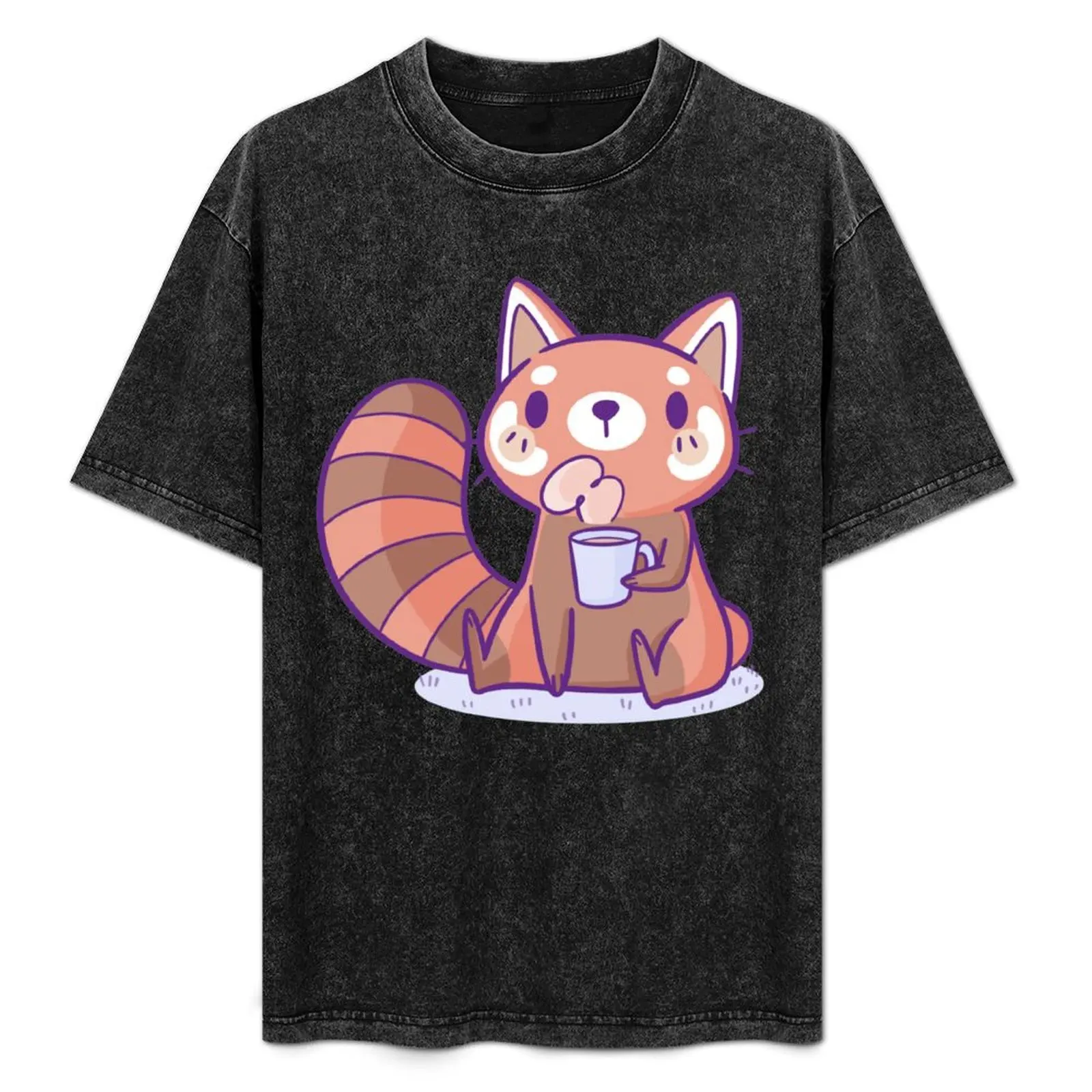 Red Panda Drinking Coffee T-Shirt Streetwear Print Tee Shirt
Red Panda Drinking Coffee T-Shirt Streetwear Print Tee Shirt