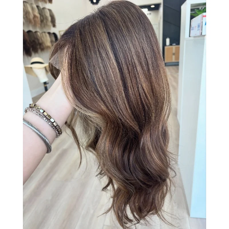 Highlight Wig Brown Body wave High Quality Wig Womens Lace Front Wig Realistic And Natural For Women Daily Use
Highlight Wig Brown Body wave High Quality Wig Womens Lace Front Wig Realistic And Natural For Women Daily Use