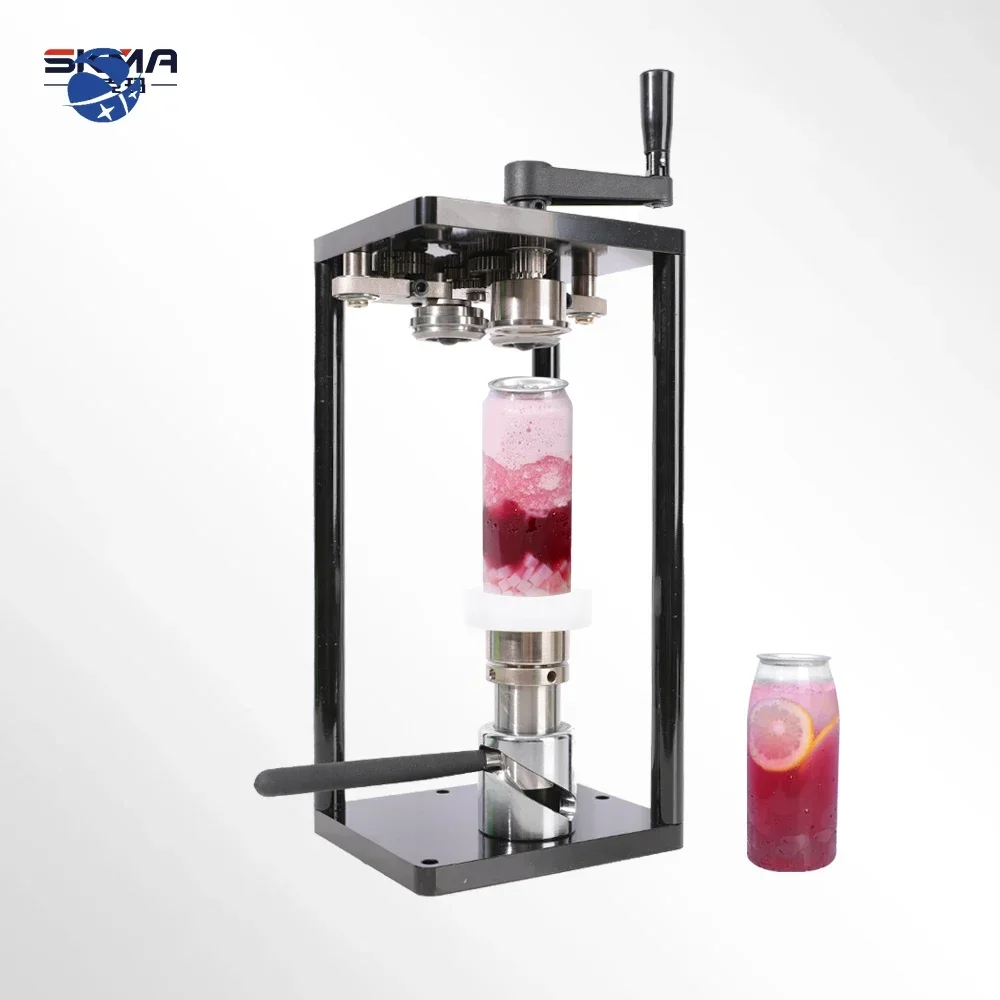 New Design Home Commercial Semi-Automatic Pet Cans Sealing Machine 200ml 250ml 330ml 500ml 650ml Manual Can Sealer Machine
New Design Home Commercial Semi-Automatic Pet Cans Sealing Machine 200ml 250ml 330ml 500ml 650ml Manual Can Sealer Machine