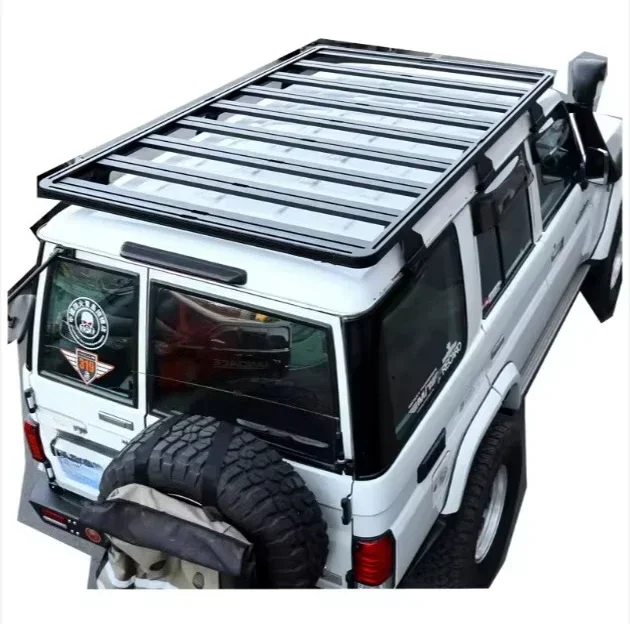 LC76 SUV Universal Car Roof Aluminium Cargo Basket Roof Rack
LC76 SUV Universal Car Roof Aluminium Cargo Basket Roof Rack
