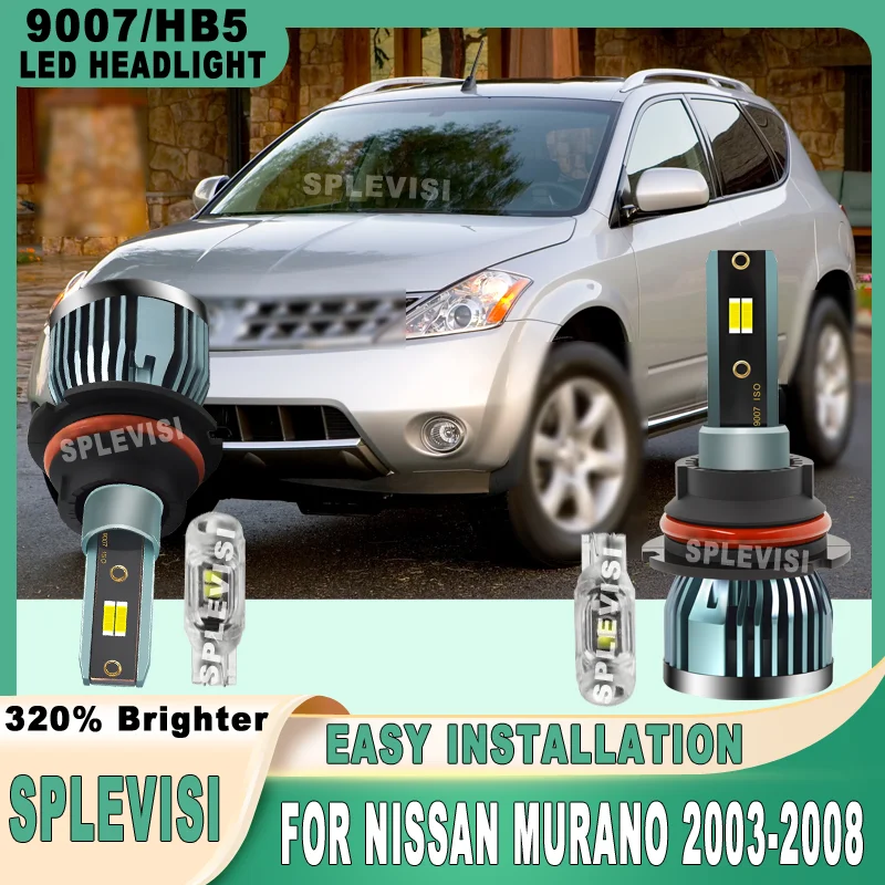 9007 20000LM/Pair Worry-Free Warranty Lifespan Over 60,000 Hours Led Headlight For Nissan Murano 2003 2004 2005 2006 2007 2008
9007 20000LM/Pair Worry-Free Warranty Lifespan Over 60,000 Hours Led Headlight For Nissan Murano 2003 2004 2005 2006 2007 2008