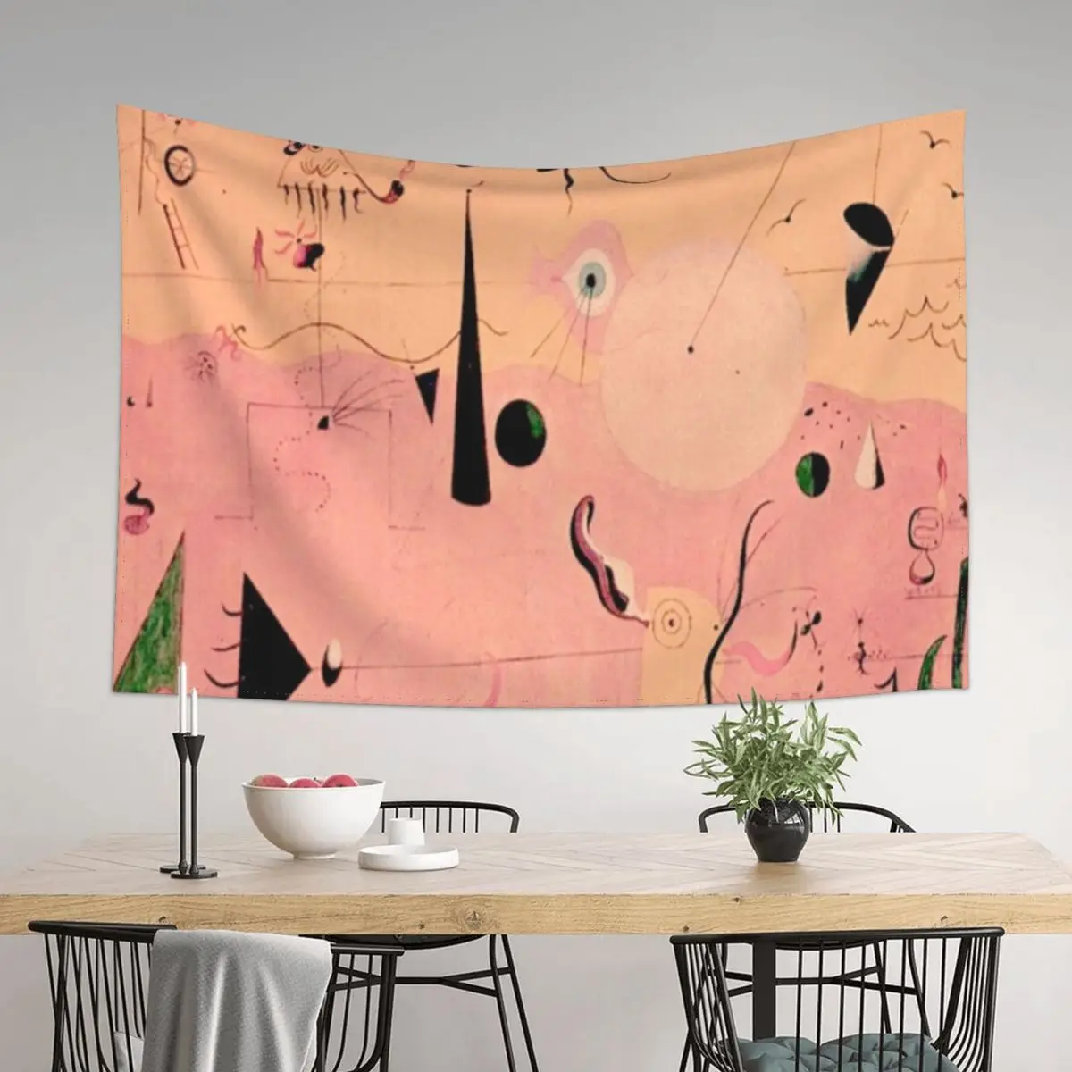 Joan Miró - 'The Hunter' (Catalan Landscape) Abstract Surrealism Tapestry Decoration Bedroom Wall Decorations Tapestry
Joan Miró - 'The Hunter' (Catalan Landscape) Abstract Surrealism Tapestry Decoration Bedroom Wall Decorations Tapestry