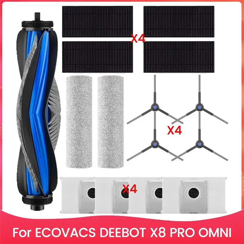 A70Z Fafa】For ECOVACS DEEBOT X8 PRO OMNI Robot Vacuum Cleaner Replacement Parts Main Side Brush Hepa Filter Mop Bags
A70Z Fafa】For ECOVACS DEEBOT X8 PRO OMNI Robot Vacuum Cleaner Replacement Parts Main Side Brush Hepa Filter Mop Bags