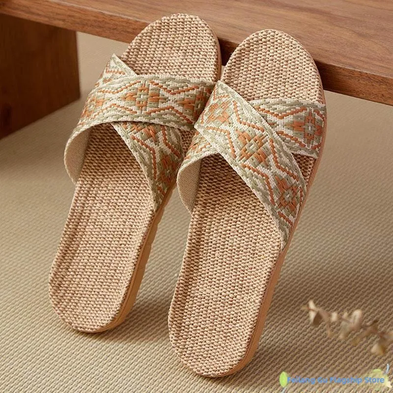 New 2026 Men's Linen Slippers Summer Indoor Home Cotton Linen Soft Bottom Anti-Slip Grass Woven Household Cool Slippers for W...
New 2026 Men's Linen Slippers Summer Indoor Home Cotton Linen Soft Bottom Anti-Slip Grass Woven Household Cool Slippers for W...
