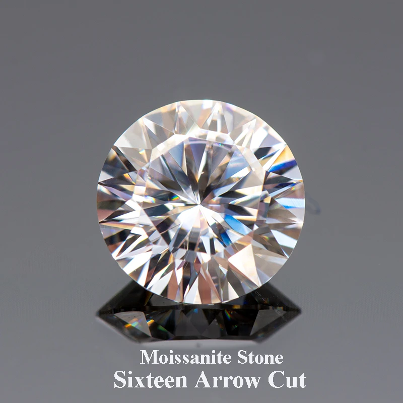 Moissanite Loose Gemstones Special Cutting Sixteen Arrow Round Shape D Color Vvs1 for Jewelry Materials with GRA Certificate
Moissanite Loose Gemstones Special Cutting Sixteen Arrow Round Shape D Color Vvs1 for Jewelry Materials with GRA Certificate
