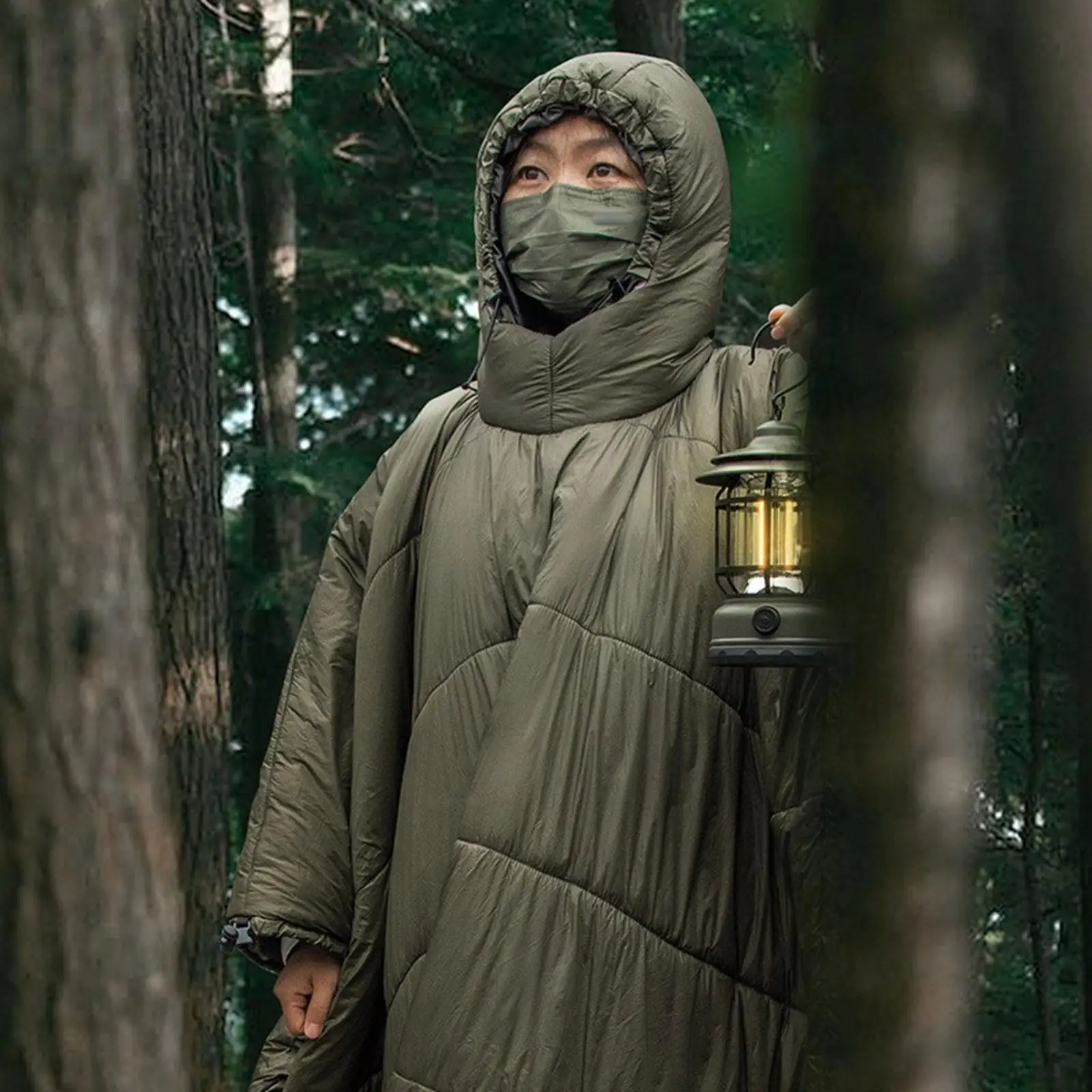 Winter Outdoor Sleeping Bag Cloak Hooded Blanket Hammock for Beach
Winter Outdoor Sleeping Bag Cloak Hooded Blanket Hammock for Beach