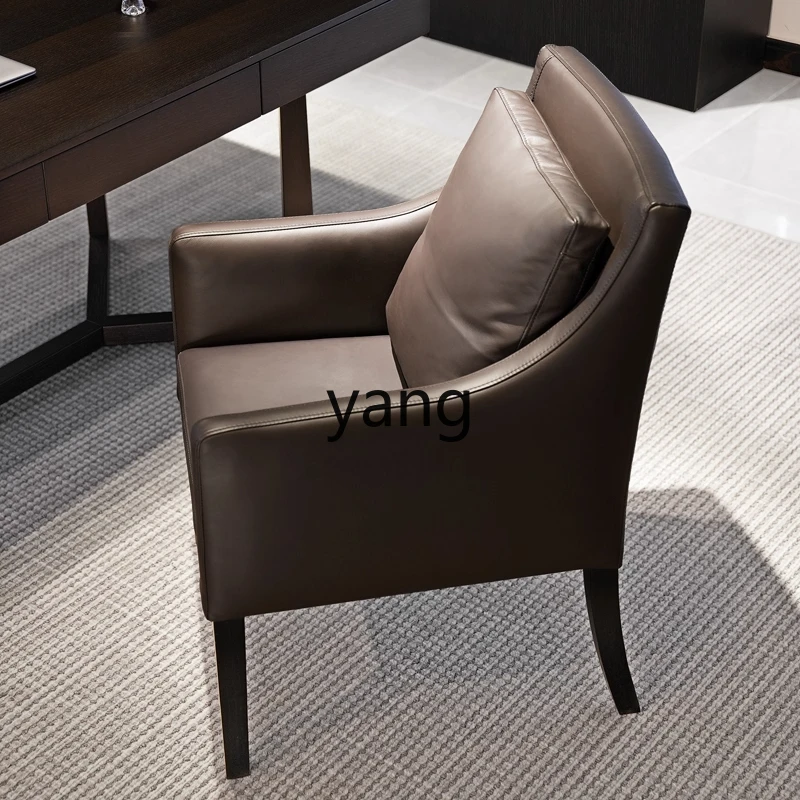 Lhh Italian minimalist wooden master backrest leather book chair study computer chair
Lhh Italian minimalist wooden master backrest leather book chair study computer chair