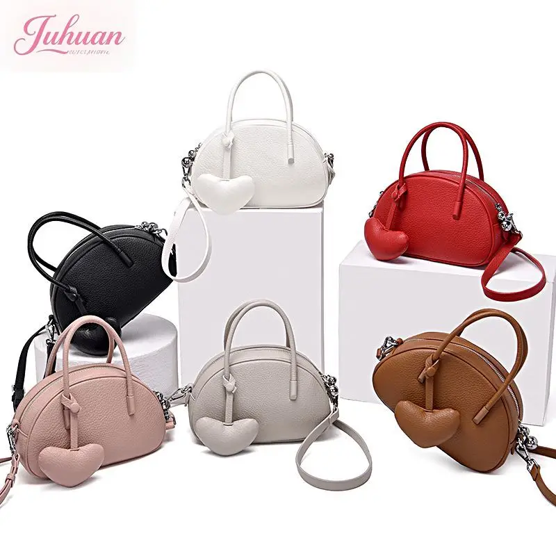Fashion Versatile Retro Leather Boston Pillow Bags New Texture Lychee Pattern Handbag Semi-round Shell Bags Shoulder Bag Women
Fashion Versatile Retro Leather Boston Pillow Bags New Texture Lychee Pattern Handbag Semi-round Shell Bags Shoulder Bag Women