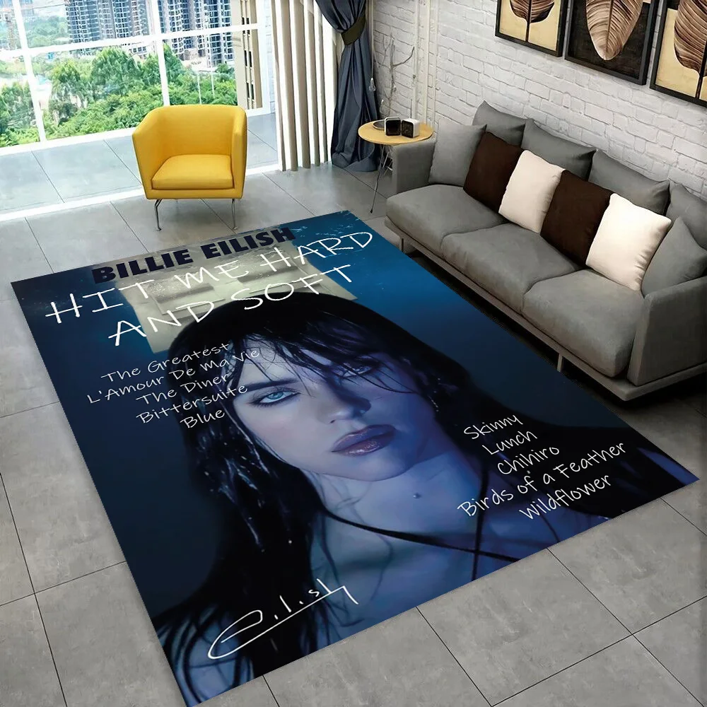 Fashion Billie Eilish Singer Star Carpet Rug for Playroom Bedroom Living Room Sofa Home Decor,kids Area Rug Non-slip Floor Mat
Fashion Billie Eilish Singer Star Carpet Rug for Playroom Bedroom Living Room Sofa Home Decor,kids Area Rug Non-slip Floor Mat