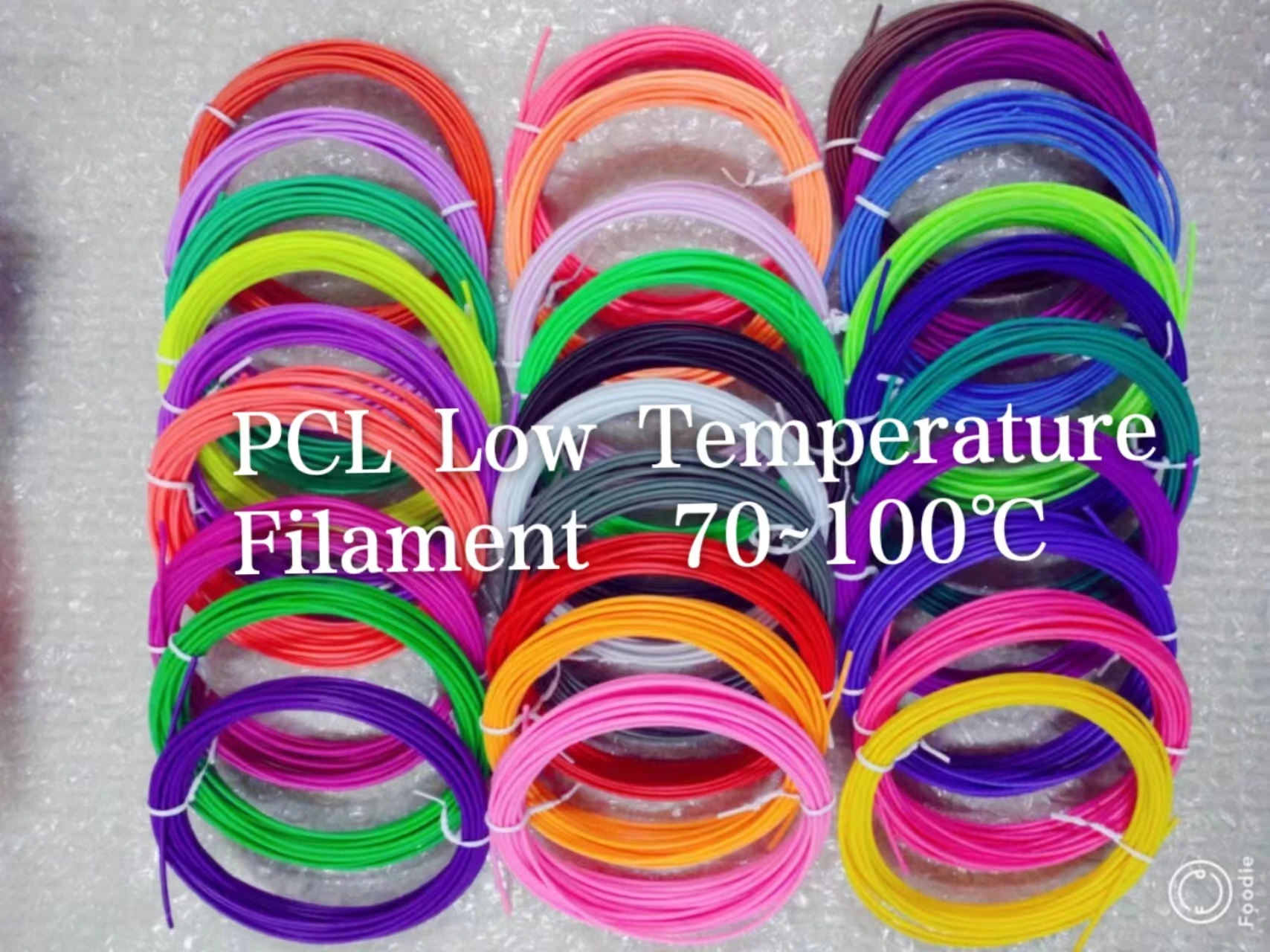 Low Temperature 3D Pen PCL Filament 1.75MM,Print Temperature:70~100℃,10Color*5M Total 50M ,Suitable For Low Temperature 3D Pen
Low Temperature 3D Pen PCL Filament 1.75MM,Print Temperature:70~100℃,10Color*5M Total 50M ,Suitable For Low Temperature 3D Pen