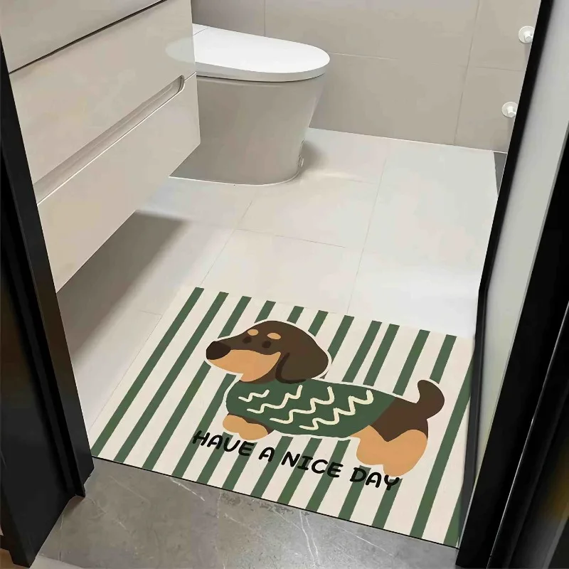 Симпатичный щенок ванная комната впитывающая подушка для туалета Бытовая ванная комната шкаф нескользящая подкладка для ног дверь душа быстросохнущая подкладка
Симпатичный щенок ванная комната впитывающая подушка для туалета Бытовая ванная комната шкаф нескользящая подкладка для ног дверь душа быстросохнущая подкладка