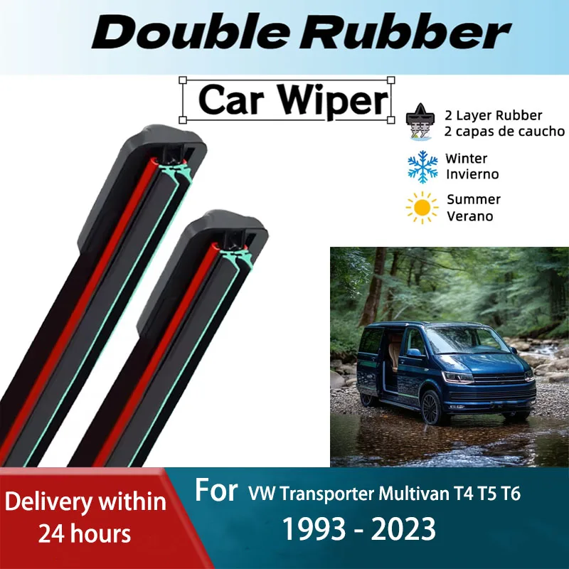 LH Front Rear Windshield Wiper Blades For VW Transporter Multivan T4 T5 T6 1993 - 2023 2PCS Window Caravelle EuroVan Accessories
LH Front Rear Windshield Wiper Blades For VW Transporter Multivan T4 T5 T6 1993 - 2023 2PCS Window Caravelle EuroVan Accessories