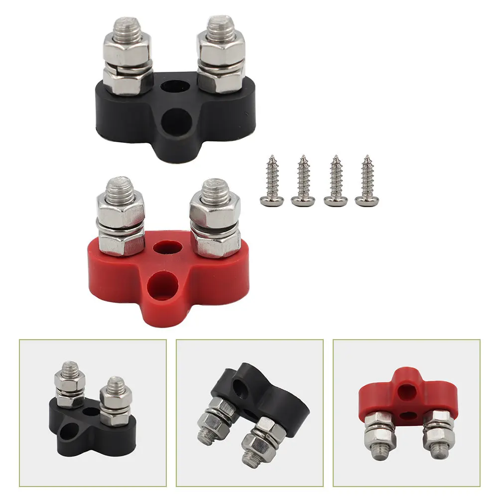 2Pcs Battery Busbar Distribution Copper Terminal Block for Car Boat Ship Trailer 48V Power System Electrical Bus Bar
2Pcs Battery Busbar Distribution Copper Terminal Block for Car Boat Ship Trailer 48V Power System Electrical Bus Bar