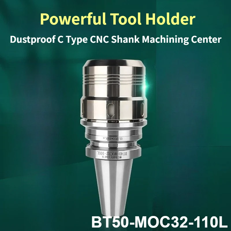 BT50-MOC32-110L Powerful Tool Holder – Dustproof C Type CNC Shank Machining Center, 105 BT Powerful Collet Chuck
BT50-MOC32-110L Powerful Tool Holder – Dustproof C Type CNC Shank Machining Center, 105 BT Powerful Collet Chuck