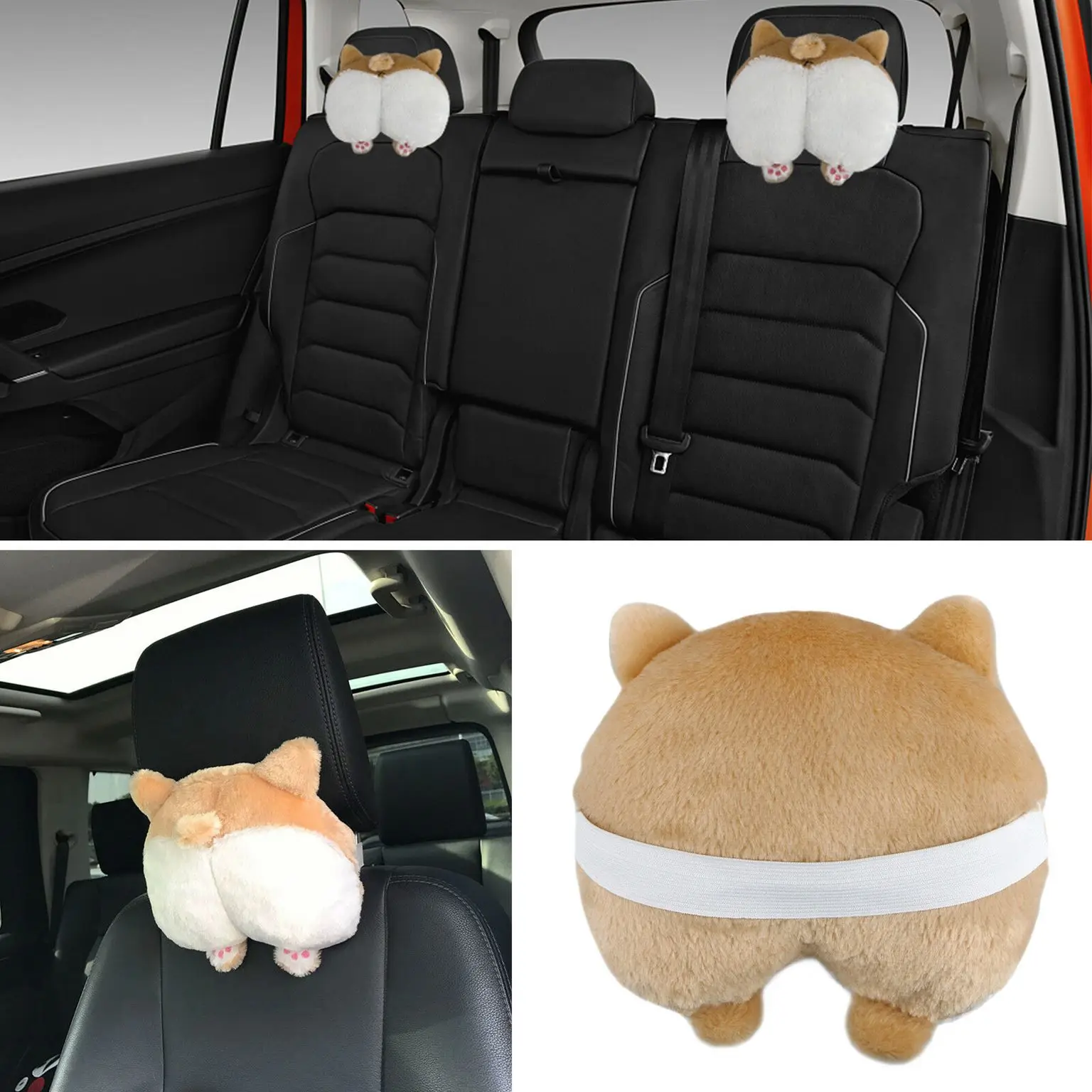 Corgi Cute Butt Throw Car Neck Pillow Headrest Seat Neck Support Pillow Cushion Animals Stuffed Toy Soft Corgi Butt Shape Pillow
Corgi Cute Butt Throw Car Neck Pillow Headrest Seat Neck Support Pillow Cushion Animals Stuffed Toy Soft Corgi Butt Shape Pillow