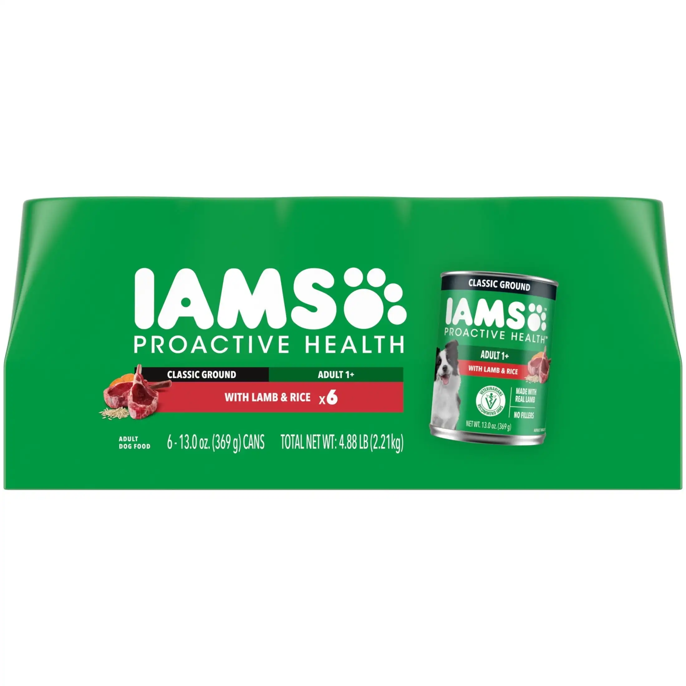 Мокрое кормление для собак Iams Proactive Health Lamb and Rice, банки на 13 унций (6 упаковок)
Мокрое кормление для собак Iams Proactive Health Lamb and Rice, банки на 13 унций (6 упаковок)