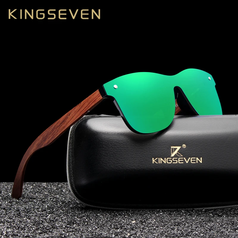 Солнцезащитные очки KINGSEVEN с деревянными зеркальными линзами для мужчин и женщин, Поляризационные солнечные аксессуары в стиле ретро без оправы, для вождения
Солнцезащитные очки KINGSEVEN с деревянными зеркальными линзами для мужчин и женщин, Поляризационные солнечные аксессуары в стиле ретро без оправы, для вождения