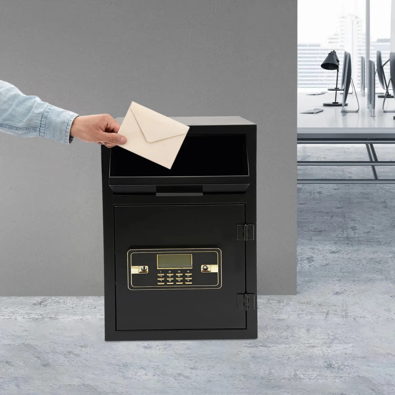 Ящик для доставки с паролем и двойным режимом открытия, оснащенный интеллектуальной системой сигнализации – идеальный выбор для семей, офисов, отелей
Ящик для доставки с паролем и двойным режимом открытия, оснащенный интеллектуальной системой сигнализации – идеальный выбор для семей, офисов, отелей