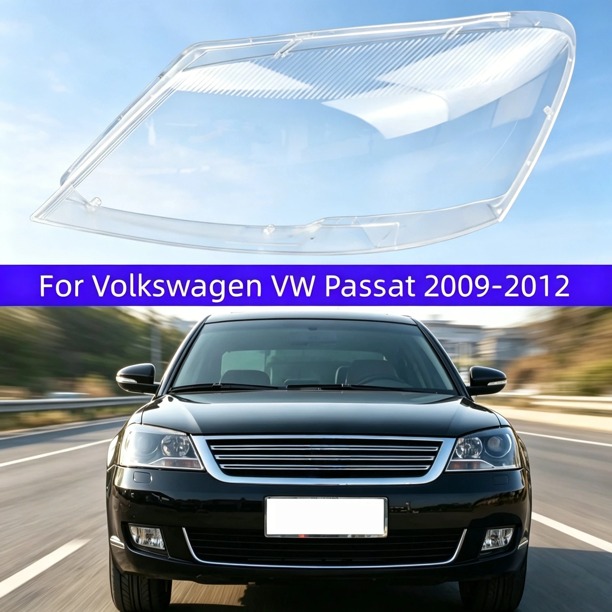 For Volkswagen VW Passat 2009 2010 2011 2012 Car Front Headlamp Lens Replacement Light Auto Shell Headlight Cover Caps
For Volkswagen VW Passat 2009 2010 2011 2012 Car Front Headlamp Lens Replacement Light Auto Shell Headlight Cover Caps