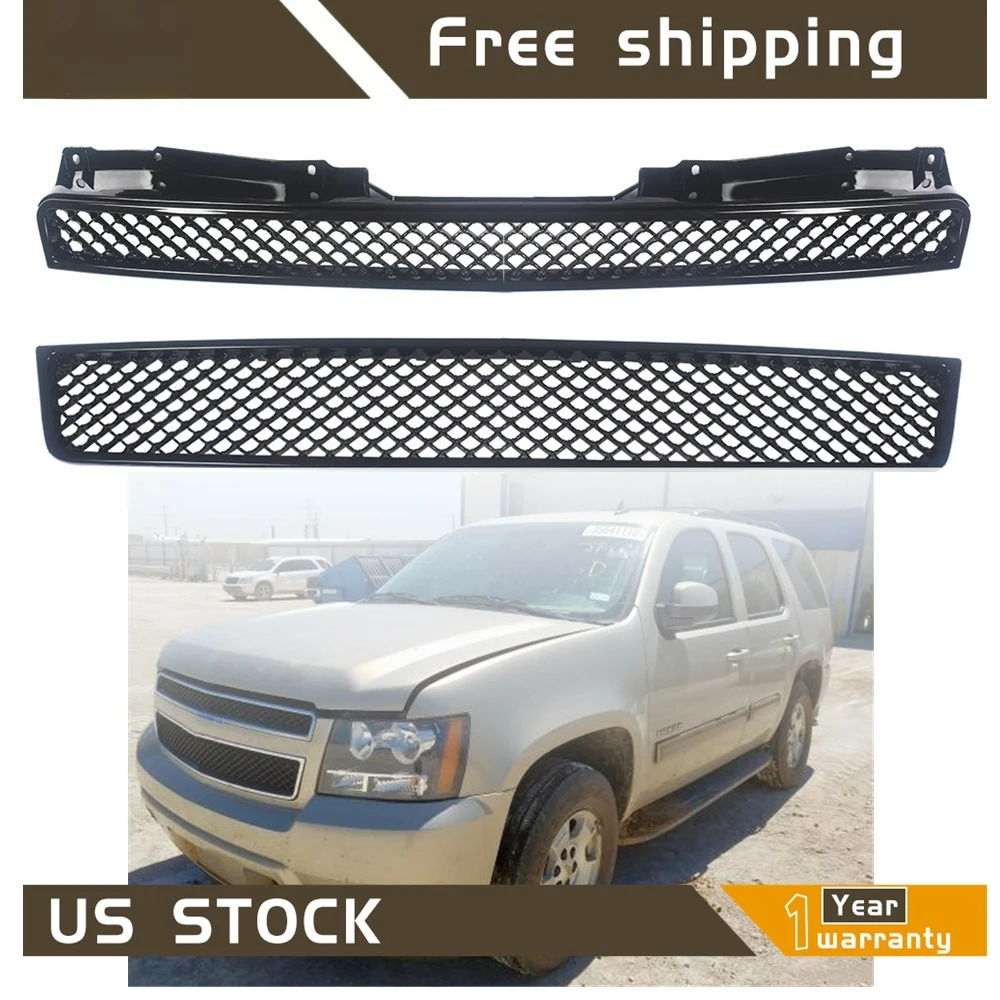 Front Hood Bumper Grille Black Mesh Grill For Tahoe/Suburban/Avalanche 2007-2014
Front Hood Bumper Grille Black Mesh Grill For Tahoe/Suburban/Avalanche 2007-2014
