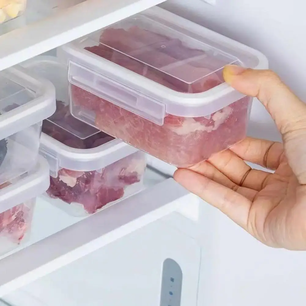 Crisper Food Container with Snap Locking And Lid Seal Box One-Hand Open Microwave Safe Refrigerator Organizer for Fresh Meat And
Crisper Food Container with Snap Locking And Lid Seal Box One-Hand Open Microwave Safe Refrigerator Organizer for Fresh Meat And