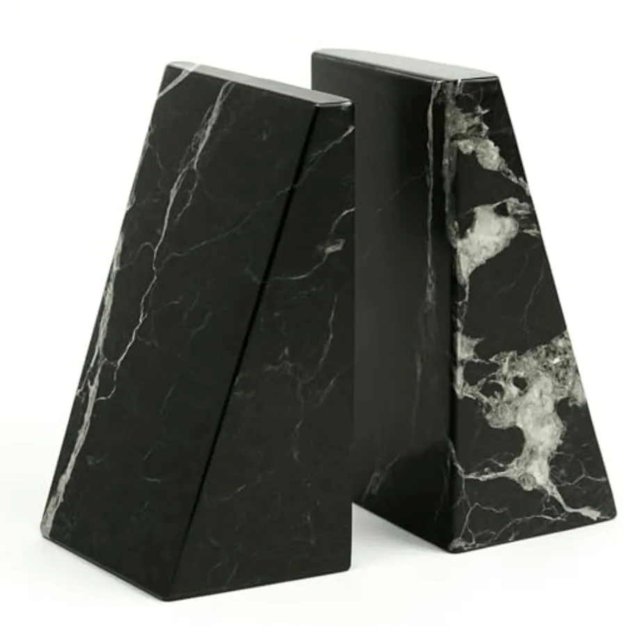 Whitney Zebra Marble Bookends Set of 2 4" x 2.5" x 6" Heavy Wedge Book Ends for Desk Shelf or Office
Whitney Zebra Marble Bookends Set of 2 4" x 2.5" x 6" Heavy Wedge Book Ends for Desk Shelf or Office