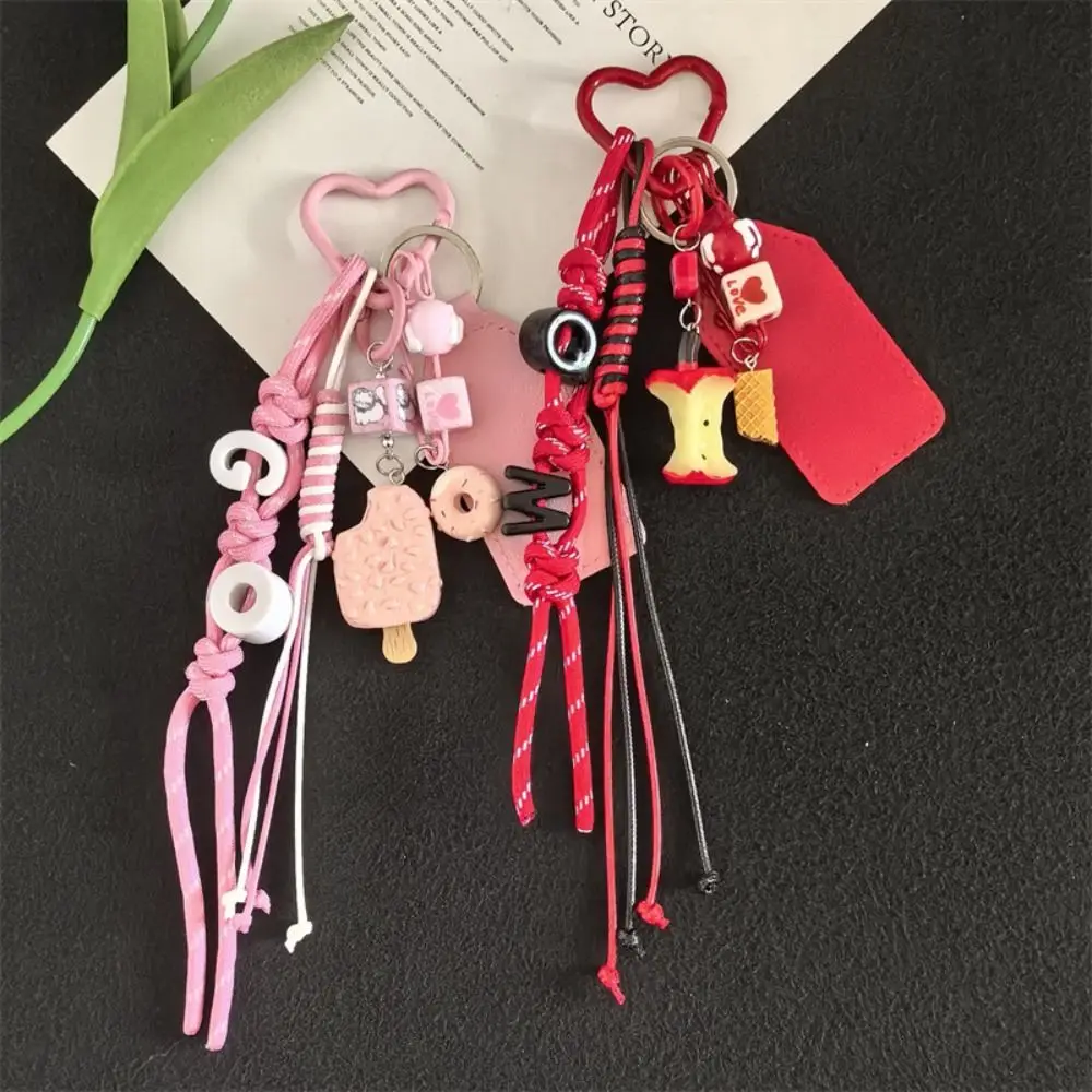 PU Leather Braided Rope Keychain Woven Rope Handmade Biscuits Car Keyrings Heart Charm Y2K English Letter Keychain
PU Leather Braided Rope Keychain Woven Rope Handmade Biscuits Car Keyrings Heart Charm Y2K English Letter Keychain