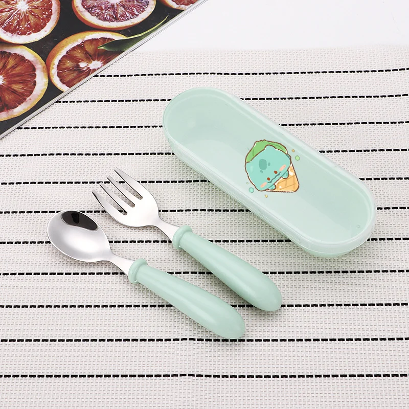 2pcs Pokemons Spoon Forks Box 304 Stainless Steel Cutlery Feeding Utensils Cute Anime Pikachu Gengar Spoons Tableware Set Gift
2pcs Pokemons Spoon Forks Box 304 Stainless Steel Cutlery Feeding Utensils Cute Anime Pikachu Gengar Spoons Tableware Set Gift