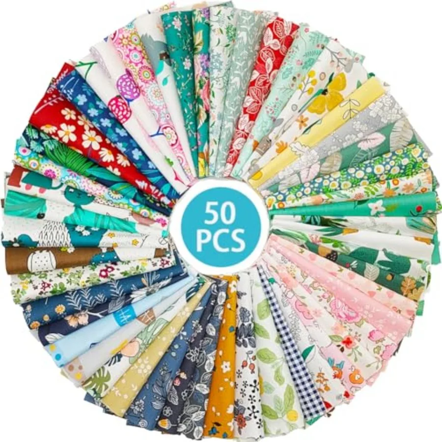 Fabric, 50 pcs/lot Top Cotton 8" x 8" 20cm x 20cm Squares Patchwork, Precut Multi-Color and Different Pattern for Sewing Quilti
Fabric, 50 pcs/lot Top Cotton 8" x 8" 20cm x 20cm Squares Patchwork, Precut Multi-Color and Different Pattern for Sewing Quilti