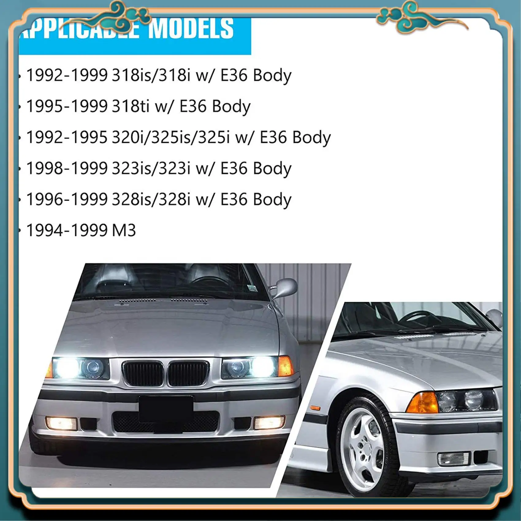 Latest E36 Fog Lights For -BMW M3 (E36) 3 Series 1992-1999 Fog Lamps Replacement Assembly 1 Pair (Yellow Lens)
Latest E36 Fog Lights For -BMW M3 (E36) 3 Series 1992-1999 Fog Lamps Replacement Assembly 1 Pair (Yellow Lens)