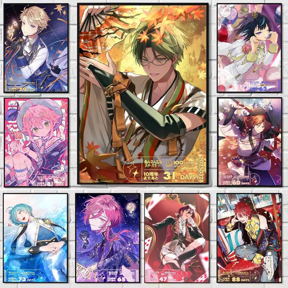 Cool Anime E-Ensemble Stars Poster Home Living Bed Room Bar Hallway Sticky Wall Art Printing Waterproof Aesthetic Decor
Cool Anime E-Ensemble Stars Poster Home Living Bed Room Bar Hallway Sticky Wall Art Printing Waterproof Aesthetic Decor