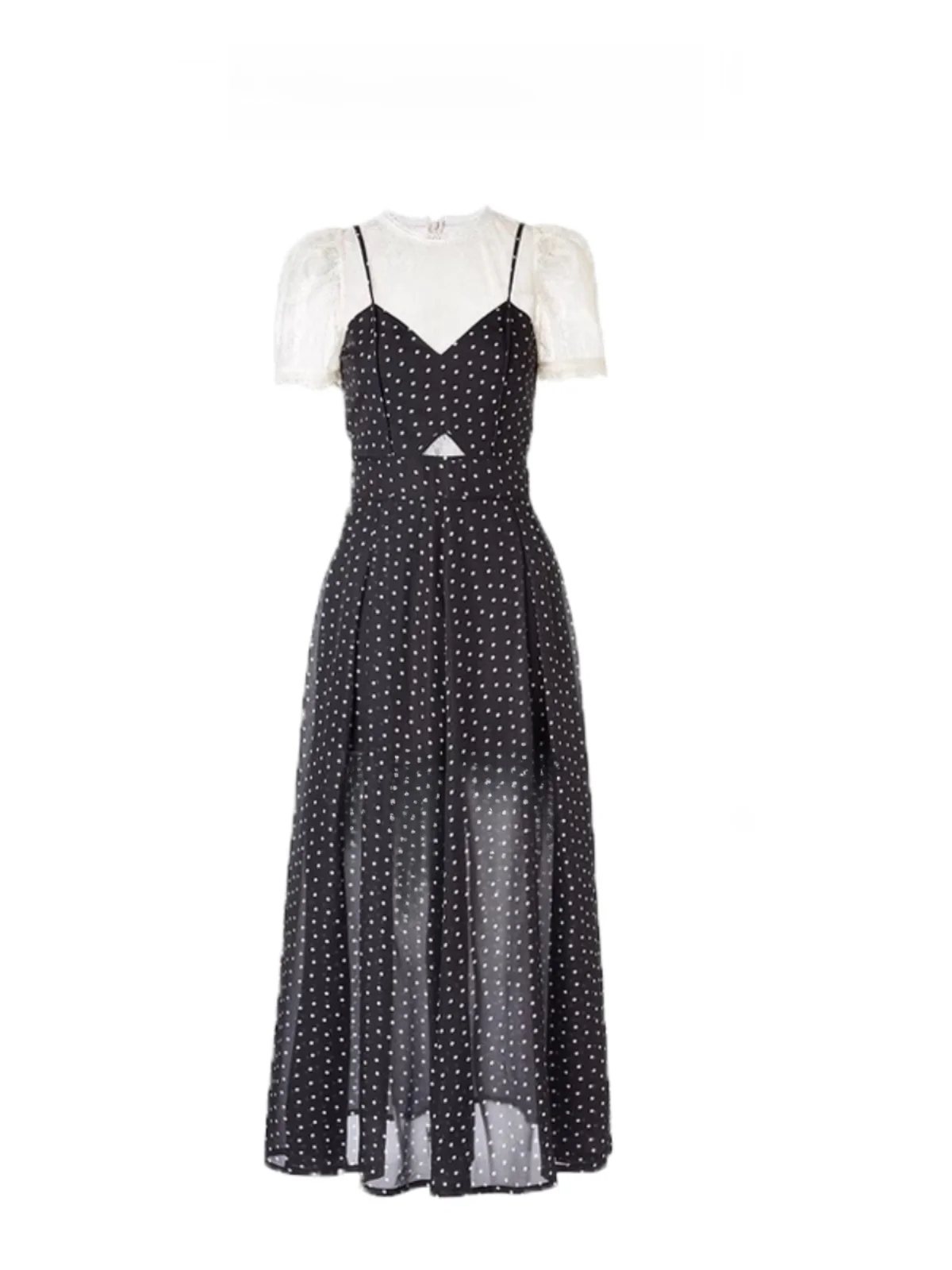 YULING Summer High Waist Bla Polka Dot Wide Leg Jumpsuit Slimming Ele Pants Suit for plus Size Women
YULING Summer High Waist Bla Polka Dot Wide Leg Jumpsuit Slimming Ele Pants Suit for plus Size Women